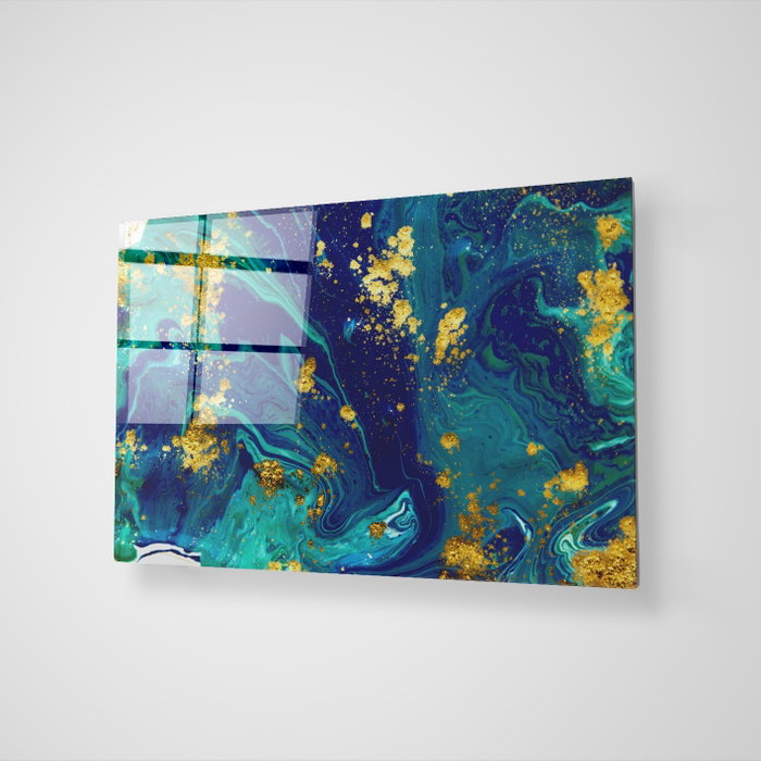 Wallity Cuadro Decorativo de Vidrio Templado Multicolor 70 x 100 cm